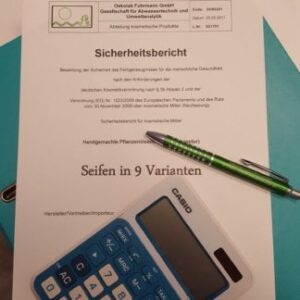 Sicherheitsbewertungen-Infos zur Erstellung - Für Kosmetikprodukte wie z.B. Seife, Deo, Körperbutter, Haarkur, Lippenpflege,...